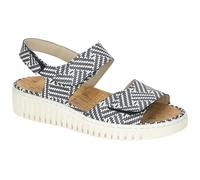 Waldläufer 955004-131 piedra ECLIS, Azul Marino Blanco, 36 EU Ancho