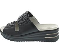 Waldläufer H-Dina - Sandalias negras, Negro , 42 EU Ancho