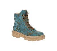 Waldläufer H-Saiga Bootie 977801-300-124 - Forro de piel nobuck, color azul, azul, 39 EU Ancho