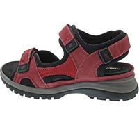 Waldläufer H-Sora Sandalia Rojo, Rojo Rojo Claro, 39 EU Ancho