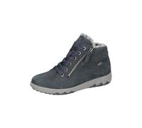 Waldläufer H-Teresa Mid Top 961971 165 - Zapatillas bajas para mujer, color gris, azul, 39 EU Ancho
