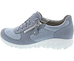 Waldläufer Havy Deportivo Cordones Azul, azul celeste, 37 EU Ancho