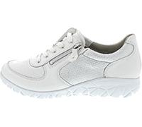 Waldläufer Havy Deportivo Cordones Blanco, blanco y plateado., 39 EU Ancho