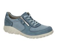 Waldläufer HAVY Soft H89001 242 263 - Zapatos para mujer, azul, 38.5 EU Ancho