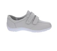 Waldläufer Henni 496301-139-111 - Zapatos bajos con plantilla proactiva, piel lisa, color beige claro, ancho H beige, beige, 42 EU Ancho