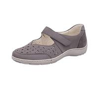 Waldläufer Henni 496325 191 088 Pietra Leather Womens Wide Fit Mary Jane Shoes 37.5 Pietra