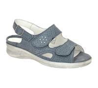 Waldläufer Merle 811004 328 693 - Zapatos para mujer, azul claro, 42.5 EU