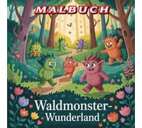 Waldmonster-Wunderland: Süß-gruseliges Malbuch für Erwachsene & Teens | Niedliche Kreaturen, gemütliche Waldszenen & entspannende Halloween-Magie