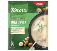 Waldpilz Cremesuppe - Caldo para una preparación rápida sin aditivos, Caldo cremoso de setas del bosque - Feinschmecker - 2 raciones - Compatible con Knorr - 90g