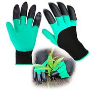 Waldspring Guantes de Jardín con Garras Impermeables, Guantes de Jardinería para Hombres y Mujeres, Guantes de Trabajo con 8 Garras, Guantes con Garras
