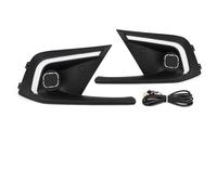 WALEQW Faros Delanteros Luz Intermitente Amarilla De 12 V 3 Colores Azul Nocturna Accesorios Para Coche Diurna LED Blanca Para Civic 2021-2022 Auto Faros Faro(Style E)