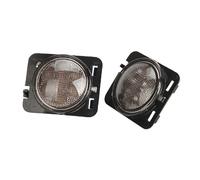 WALEQW Kit Luces LED Antiniebla Intermitentes Laterales Guardabarros Para Jeep Para Wrangler JK 2007-2017 Luz Antiniebla(Fender lights)