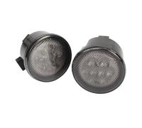 WALEQW Kit Luces LED Antiniebla Intermitentes Laterales Guardabarros Para Jeep Para Wrangler JK 2007-2017 Luz Antiniebla(Bumper lights)