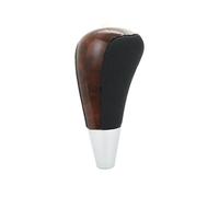 WALEQW Palanca Cambio Cabezal Coche Perilla Cambio Marchas Automática Para Corolla Para Camry Para Yaris Y Para Rav4 Accesorios Interiores Coche(WoodGrain-With-Hole)