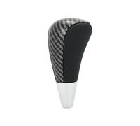 WALEQW Palanca Cambio Cabezal Coche Perilla Cambio Marchas Automática Para Corolla Para Camry Para Yaris Y Para Rav4 Accesorios Interiores Coche(Carbon-With-Hole)