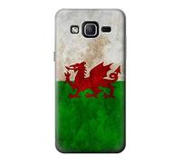 Wales Football Soccer Red Dragon Flag Funda Carcasa Case para Samsung Galaxy On5