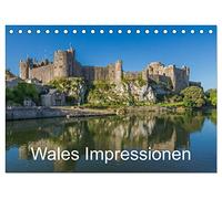 Wales Impressionen (Tischkalender 2026 DIN A5 quer), CALVENDO Monatskalender: Entdecken Sie die Geschichte hinter hohen Hecken.