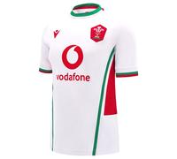 Wales WRU Macron Rugby 6 Naciones Camiseta Visitante Blanca Nueva