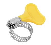 Walfront 10 Abrazaderas de Manguera de Engranajes Tipo Llave de Plástico Abrazadera de Manguera de Banda de Acero Inoxidable Ajustable para Tuberías de Agua Aplicaciones Automotrices y (18-29 mm)