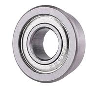 Walfront 10 Uds F686ZZ Rodamiento de Bolas con Brida 6 × 13 × 5mm Mini Rodamientos de Bolas con Bridas de Acero Metálico con Doble Blindaje