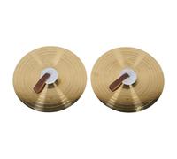 Walfront 2 Piezas de Plantillas de 14 Pulgadas de Plantilla de Batería para Principiantes de 14 Pulgadas con Correas de Cuero de Dedo Mejoran la Expresión para las Bandas de Estudiantes