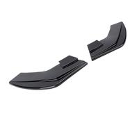 WALFRONT 2 Uds Alerón Difusor Lateral de Parachoques Trasero Plástico ABS Estabilidad de Alta Velocidad Aspecto Dinámico para 1 Serie F20 M Sport 2015-2019 (Negro Brillante)