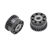 Walfront 2pcs Kit de Engranaje Extrusor de Impresora 3D DLC Engranaje de Acero Endurecido DLC para K2 Plus, Mejore la Precisión del Alimento del Filamento Compatible con PLA PETG ABS