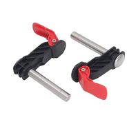 WALFRONT Abrazadera para Perros de Banco, Herramienta de Prensa Rápida de Acero Inoxidable de 19mm para Fijación de Conductos de Carpintería y Uso de Escritorio, 2 uds.