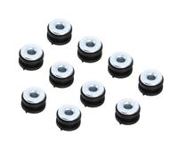 Walfront Accesorios de Envío del Kit de Caza de Motocicletas para Revestimiento, Máxima Durabilidad, para Entusiastas de las Motocicletas, Tamaño Total de 10.7 Mm, Color Negro y Plateado