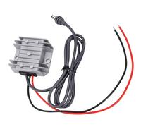 Walfront Adaptador de Corriente Apto para Mini Satélite Rectangular Kit Convertidor Boost de 12V/24V a 30V Cable de Alimentación CC IP68 Material de Aleación de Aluminio a Prueba de Agua