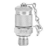 Walfront Adaptador de Prueba de Presión Hidráulica, Acoplamiento, Punto de Prueba G1/4 a M16x2, Acero Al Carbono Galvanizado con Rosca G para Monitoreo de Presión de escape.