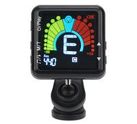 WALFRONT Afinador de Metrónomo, Dispositivo Recargable con Clamp/Holder para Instrumentos de Cuerda con Rotación de 360 grados y Pantalla Clara para Guitarra, Violín, Ukelele