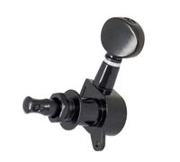 WALFRONT Afinadores Grover Machine Heads, Aleación de Zinc Cromado, Juego de 6 Afinadores de Guitarra para Diestros con Relación de Engranaje 1:15 para Guitarra Eléctrica y Acústica (6 Derecha)