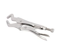 WALFRONT Alicates de Bloqueo de Mandíbula, Tornillo de Banco de Nariz de Loro Multiusos, Alicates de Mandíbula Curva para Soldadura, Reparación de Clip de Tubo, Taller de Soldadura