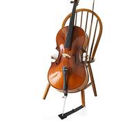 Walfront Anclaje de Clavija para Violonchelo con Junta Tórica, Soporte de Tope Antideslizante Ajustable para Práctica de Violonchelista, Correa de Nailon de 550 Mm a 820 Mm con Esponja