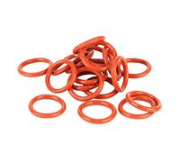 Walfront ANILLOS DE Silicona del Amortiguador DE la Tubería DE 20 Piezas - Efecto DE Amortiguación DE Vibración - Resistencia DE Alta Temperatura Compatible con 12ax7 12au7 12AT7 Instalación Simple