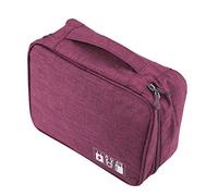 Walfront Bolsa de Almacenamiento Caja de Almacenamiento de Ropa de Invierno de 24,5x18x10 Cm, Organizador de Viaje Portátil con Múltiples Rejillas para Auriculares Banco de Energía Gadgets Armario