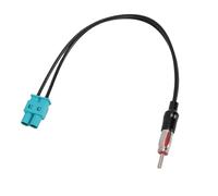 Walfront Cable Adaptador de Antena de Radio de Metal Doble Fakra a Conector DIN CT27AA51 Señal FM Am Estable Fácil de Instalar para Reemplazo de Radio de Coche para Beetle 2005 a 2021 A1 2010 a 2021
