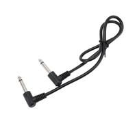 Walfront Cable de Pedal de Efecto, Calidad de Núcleo de Cobre, Cable de Conexión de Guitarra de 1/4 de Pulgada para Amplificadores y Mezcladores