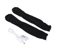 Walfront Calcetines Térmicos, Calcetines Térmicos de Algodón Recargables por USB con 3 Configuraciones de Calor, Calentadores de Pies para Hombres y Mujeres Mientras Acampan o Esquían