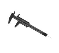 Walfront Calibrador Vernier de Plástico, Herramienta de Medición de Escala de Doble Regla de 150 Mm con Lectura de 0,05 Mm, Calibrador Mecánico Liviano para Joyería, Uso en Exposiciones Escolares