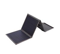 Walfront Cargador de Panel Solar Plegable de 100 W con Controlador para USB A Tipo C Salida DC5521, Panel Solar A Prueba de Agua IP65 Carga de Panel Solar para Acampar Senderismo