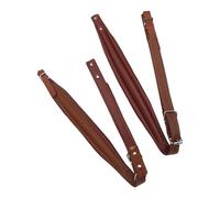 WALFRONT Cinturones de Acordeón, Material de PU Impermeable, Correas de Hombro Ajustables, Ajuste Cómodo para Acordeones de bajo 16-120, para Músicos (Café)