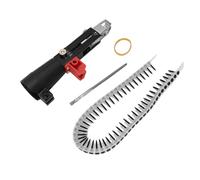 WALFRONT Clavadora Automática, ABS y Acero Inoxidable, Alimentador Automático de Clavos y Profundidad de Tornillo Ajustable para Proyectos de Carpintería Techo de Bricolaje