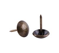 Walfront Clavos Retro Metal, Etiquetas Muebles Sofá Puerta del Zapato Decorativo Tack Stud Clavos de Uave/Daisy/Square/Plum Nail para Sofa Decoration Pack de 100 (12×17mm)