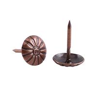 Walfront Clavos Retro Metal Etiquetas Muebles Sofá Puerta del Zapato Decorativo Tack Stud Clavos de Uave/Daisy/Square/Plum Nail para Sofa Decoration Pack de 100 (11×16mm)