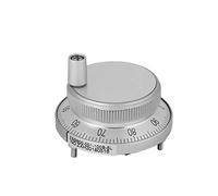 Walfront CNC Encoder de Pulso 5V 60mm Rueda Manual Encoder de Pulso Router Mill Control Manual para Fresadora de CNC Rueda Mano Pulse Encoder(Blanco)