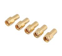Walfront Conector macho SMA de 5 piezas, adaptador de conector de terminación coaxial de RF, cargas de terminación coaxial de RF macho de SMA, 50 Ohm 2W