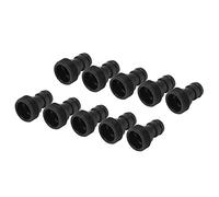 Walfront Conector Rápido de 10 Pcs G3/4 Adaptador de Manguera de Jardín de Rosca Masculina de Plástico Premium Fácil Instalación Multipropósito para Uso Exterior