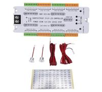 Walfront Controlador de Luz de Escalera LED, 32 Grupos de Puertos con Anticortocircuito y Antifugas, Tiempo de Iluminación de Brillo de Velocidad Ajustable, para Luces LED de Interior